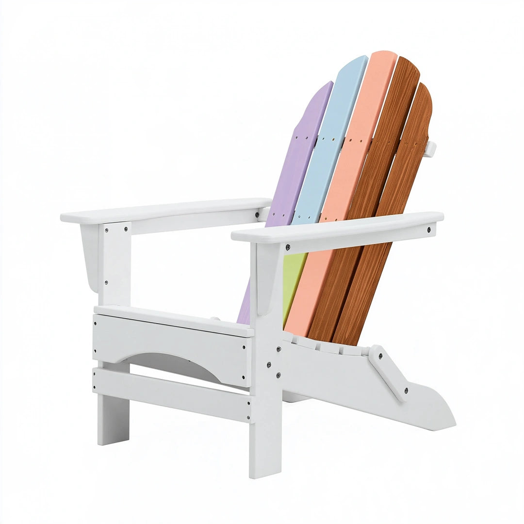 Fauteuil Adirondack en bois 98 x 76 x 92 cm multicolore pour extérieur style rustique